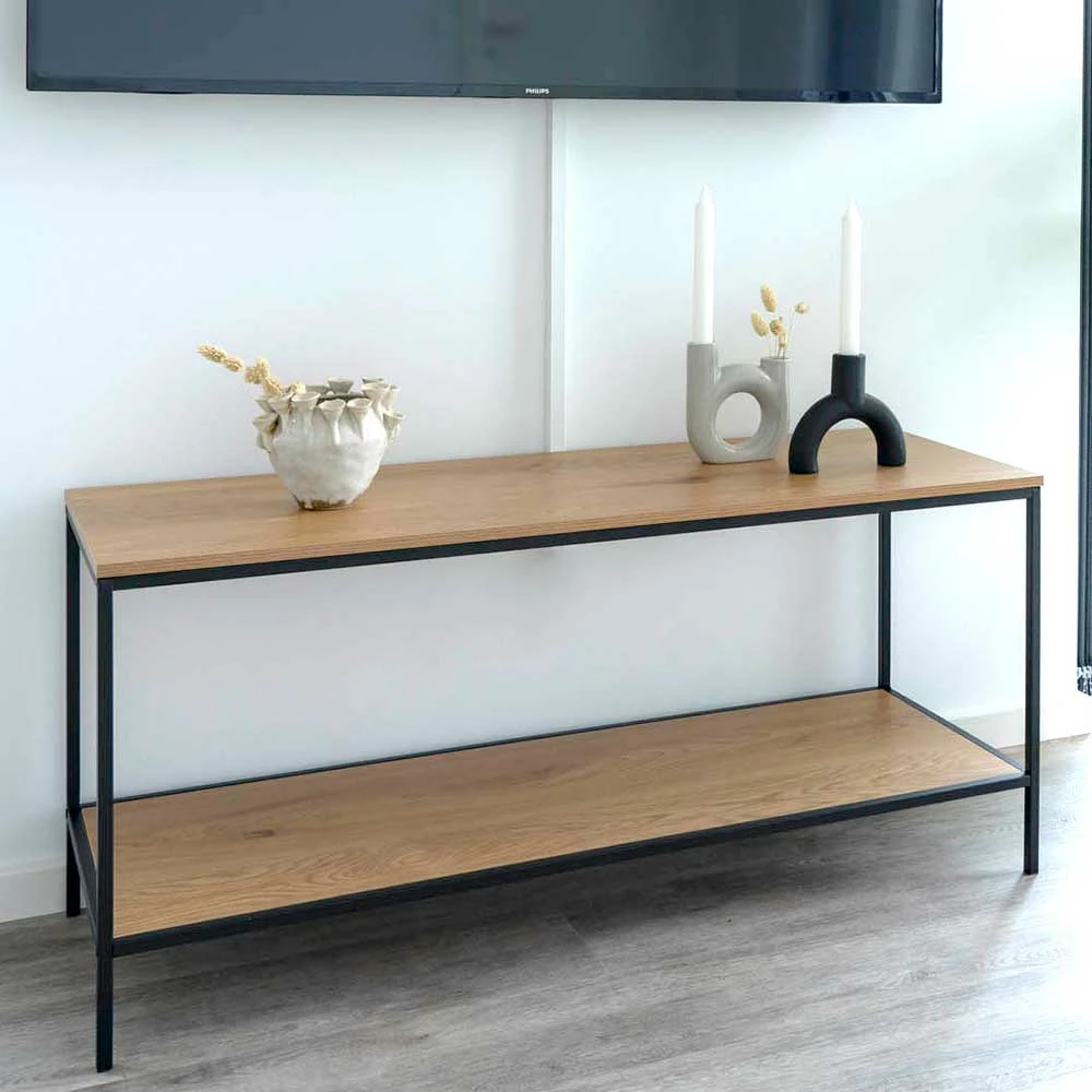 100x45x36 Offenes Regal Mit Zwei Ablageböden - Andaman – Bild 2