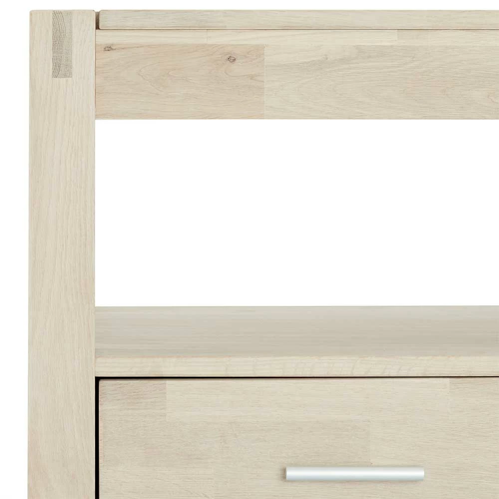 102x55x45 TV Lowboard In Eiche Bianco - Neclos – Bild 4