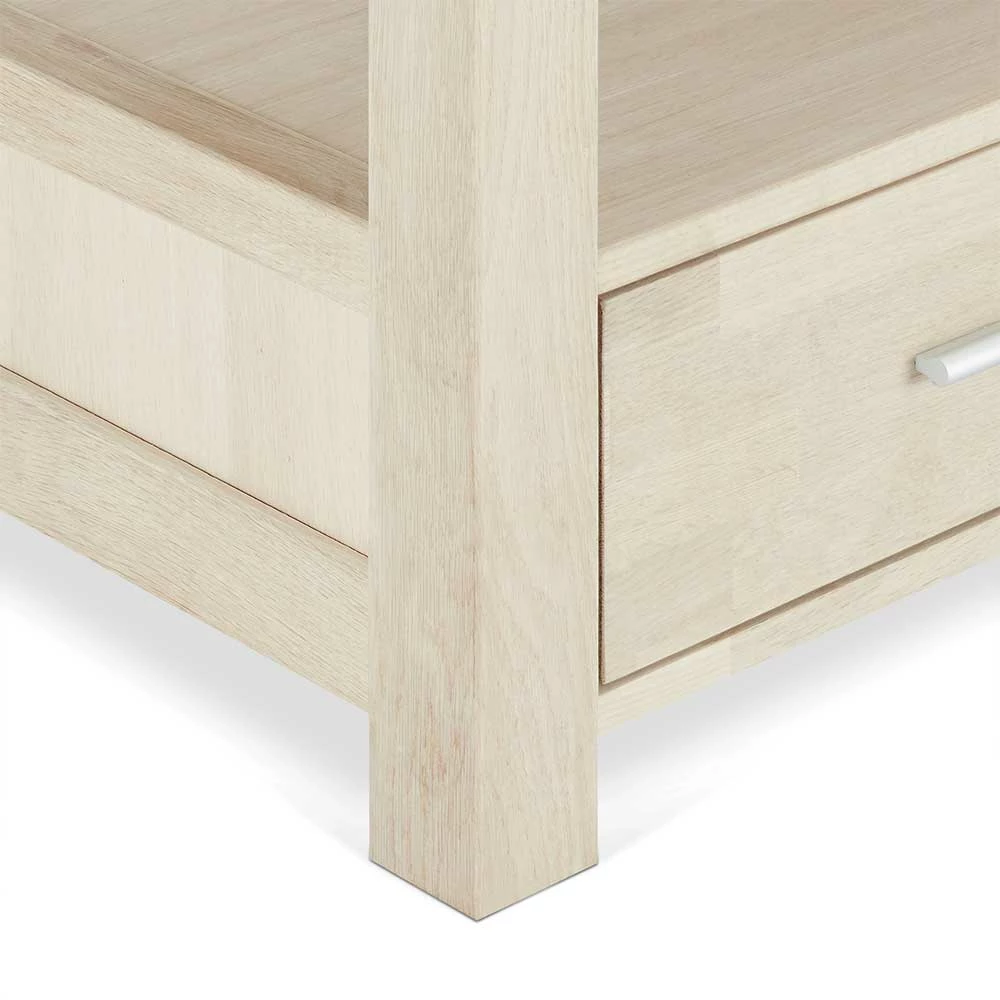 102x55x45 TV Lowboard In Eiche Bianco - Neclos – Bild 5