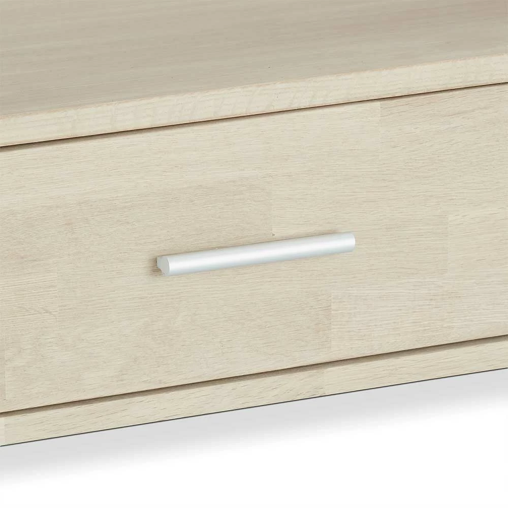 102x55x45 TV Lowboard In Eiche Bianco - Neclos – Bild 6