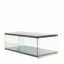 120cm TV Board In Hochglanz Grau - Verez