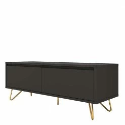 120x45x40 Niedrige Kommode Mit Klappe & Schublade - Tascam