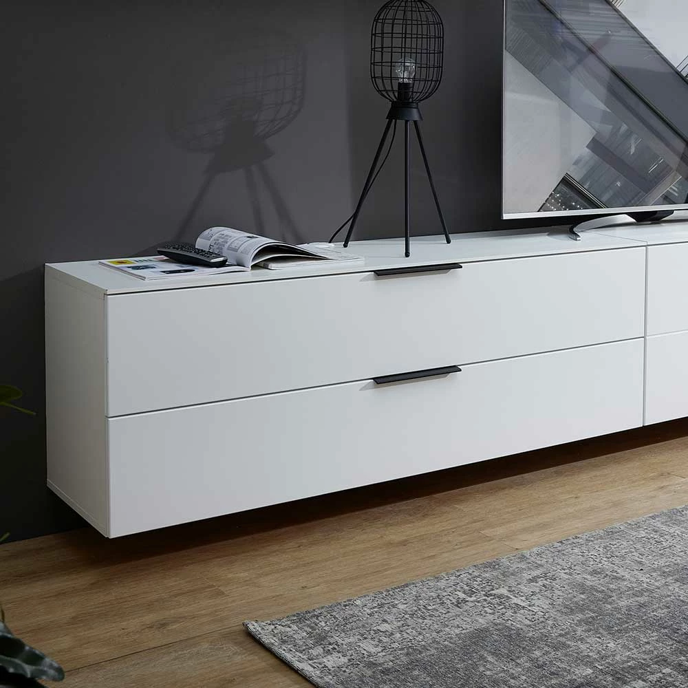 140x62x44 Lowboard Mit Schublade & Klappe - Risov – Bild 2