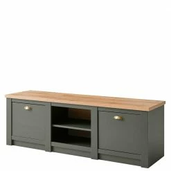 152x51x45 Landhaus TV Board In Graugrün - Eylan