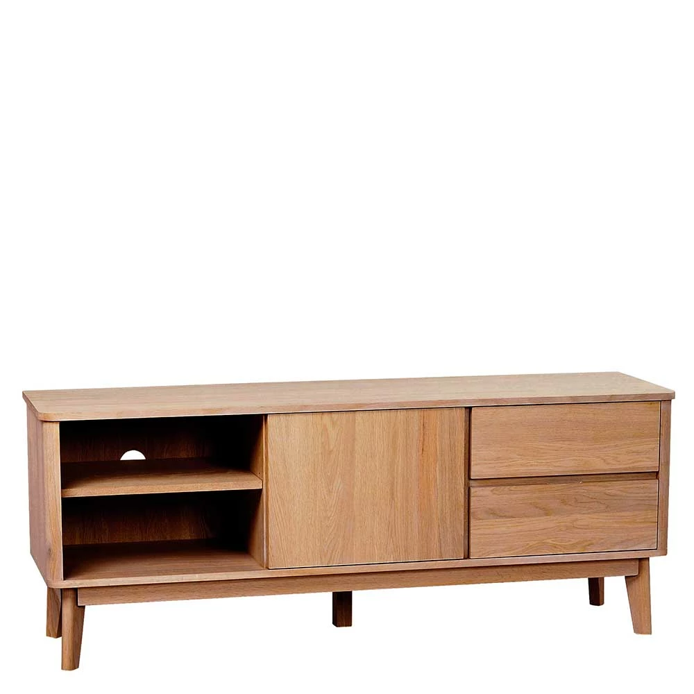 152x60x42 Retro TV Lowboard In Eiche - Adunia