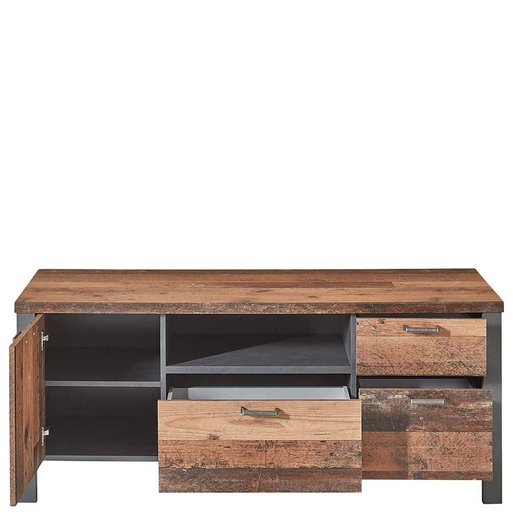 154x62x50 TV Element In Used Holz Dekor - Firodras – Bild 3