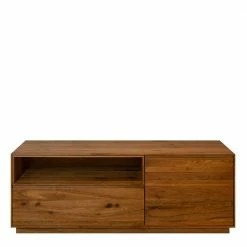 155x61x40 TV Lowboard Aus Zerreiche Massivholz - Palium -Troncon Shop 155x61x40 tv lowboard aus zerreiche massivholz mit griffmulden palium 03