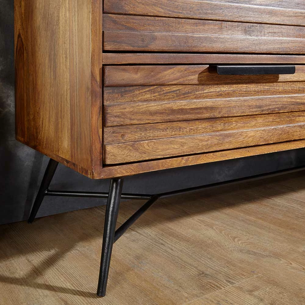 160x54x40 Lowboard Für TV Gerät Aus Holz - Dicna – Bild 4