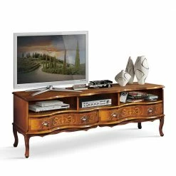 169x60x37 TV Phonotisch Mit Barock Design - Motiz