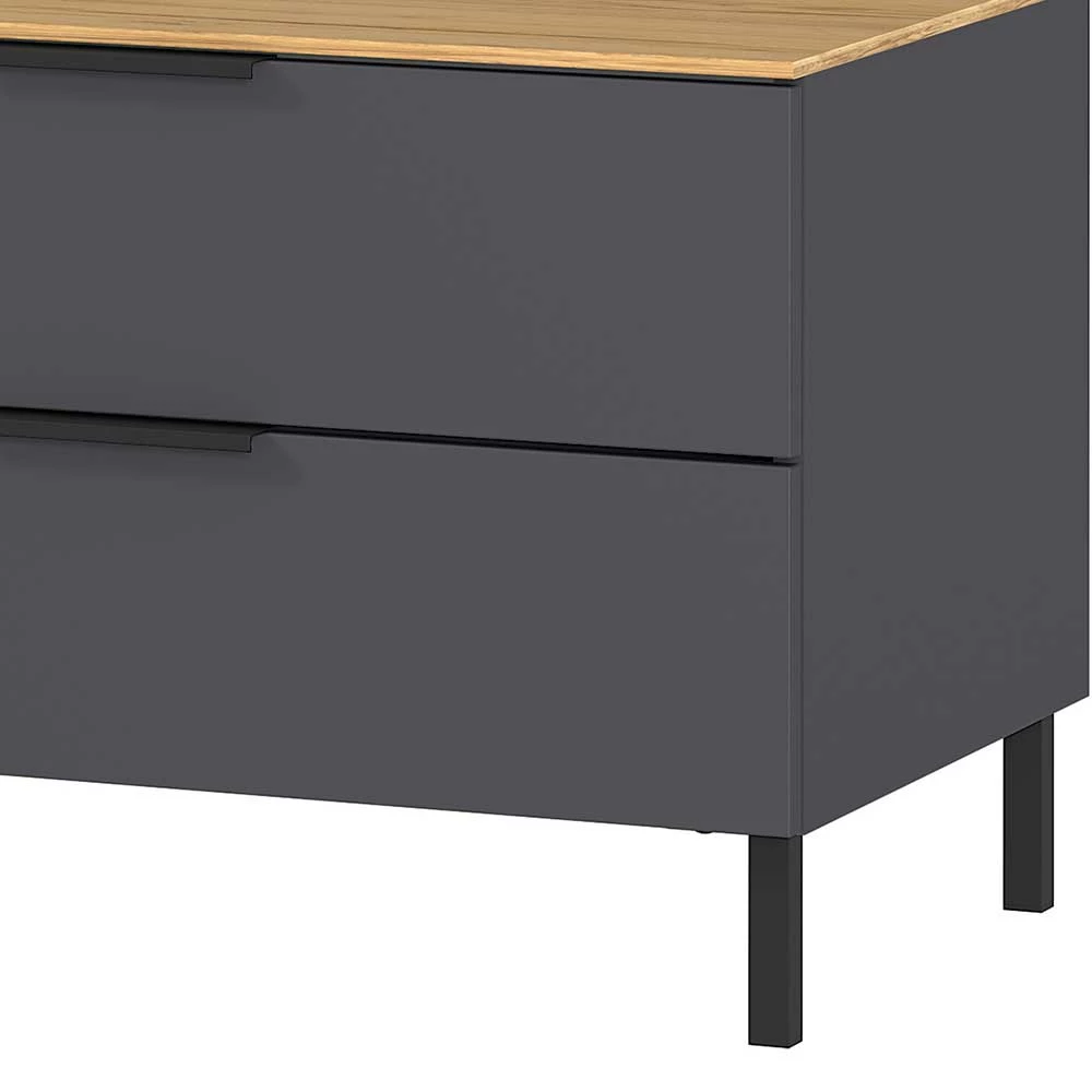 16x47x47 Lowboard Mit Zwei Schubladen & Klappe - Lurys I – Bild 4