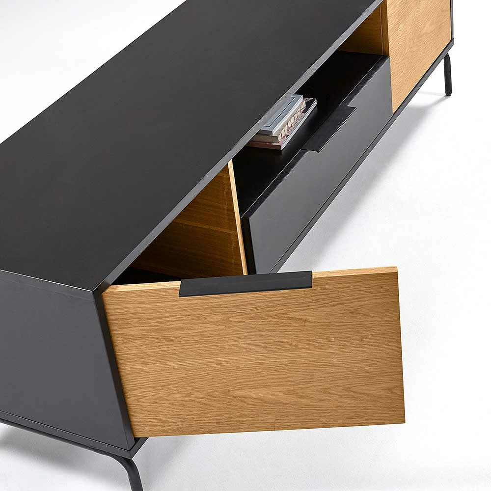 170x50x45 TV Lowboard Aus Metall & MDF - Dicunda – Bild 4