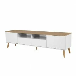 192 Cm Breites TV Lowboard Im Skandi Stil - Vudian