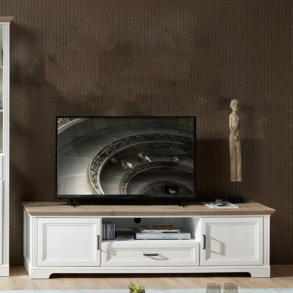 193x54x51 TV Kommode Im Landhaus Stil - Sinolita – Bild 2