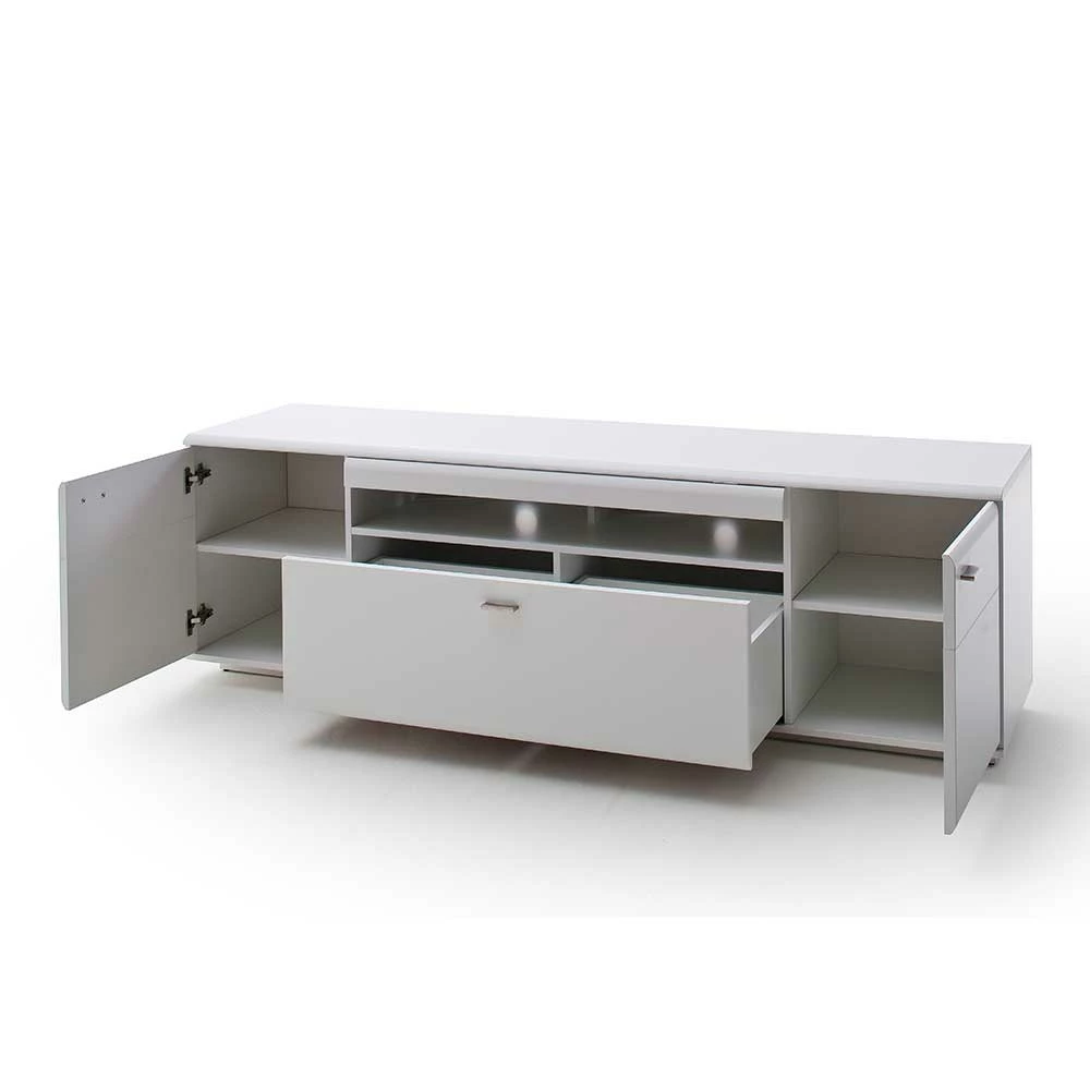 195x60x51 Cm TV Board Unterschrank In Weiß - Hazime – Bild 3
