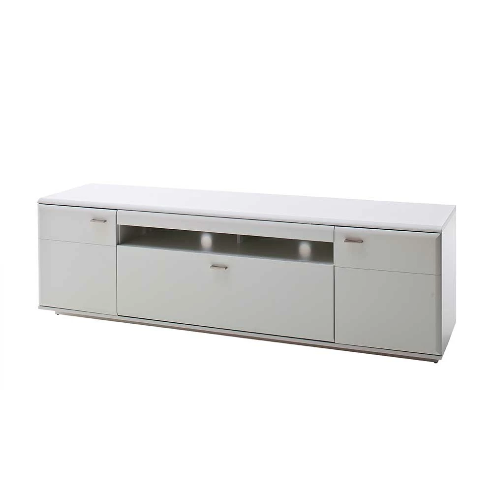 195x60x51 Cm TV Board Unterschrank In Weiß - Hazime