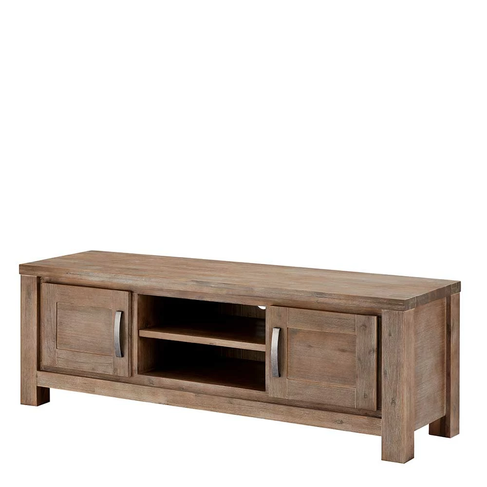 2-türiges TV-Element In Akazie Teilmassiv - Nurelia