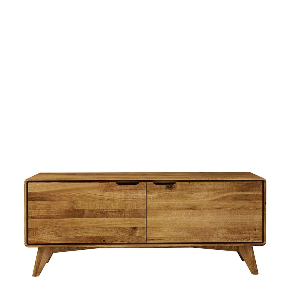2-türiges TV Lowboard Aus Holz Wildeiche - Eavy I