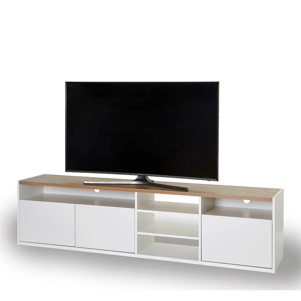 200x51x40 TV Unterschrank Zweifarbig - Saluds – Bild 2