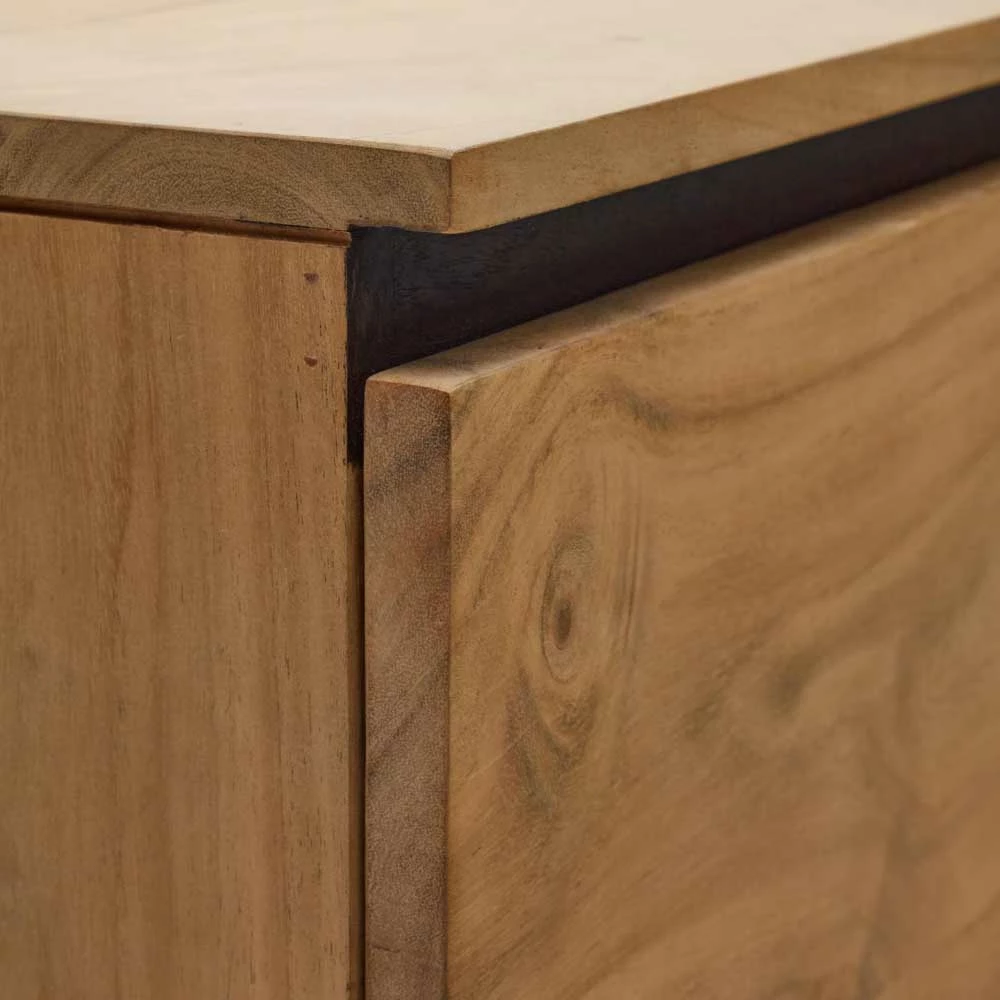 200x58x40 TV Unterschrank Mit Vier Türen - Pressin – Bild 5