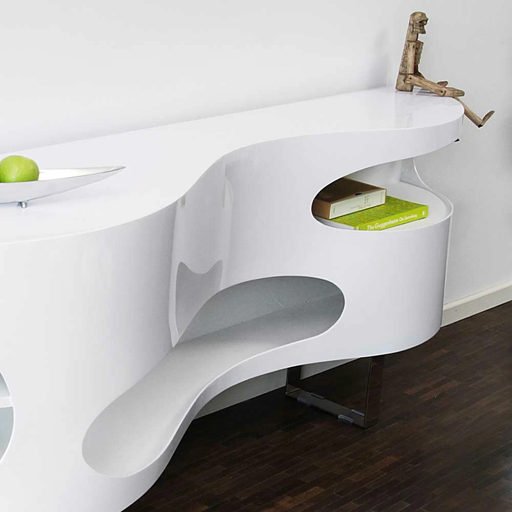 200x60x50 Designer Sideboard Mit Vier Fächern - Scarula – Bild 4