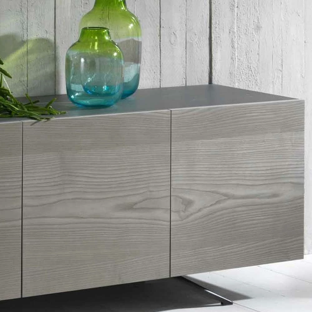 201x62x47 Design Sideboard In Esche Grey Wash - Mariong – Bild 4