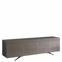201x62x47 Design Sideboard In Esche Grey Wash - Mariong