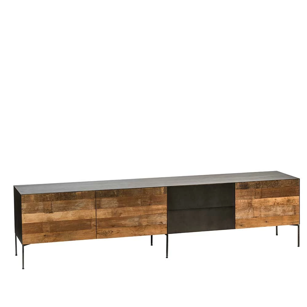 221x55x45 TV Element Im Industrial Style - Hariesca