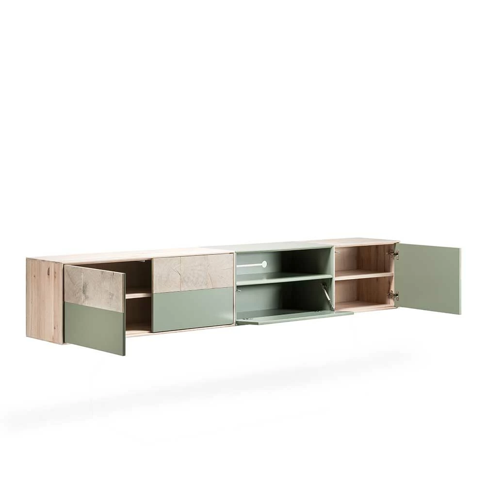 260x45x40 TV Lowboard Zweifarbig - Ajevos – Bild 4