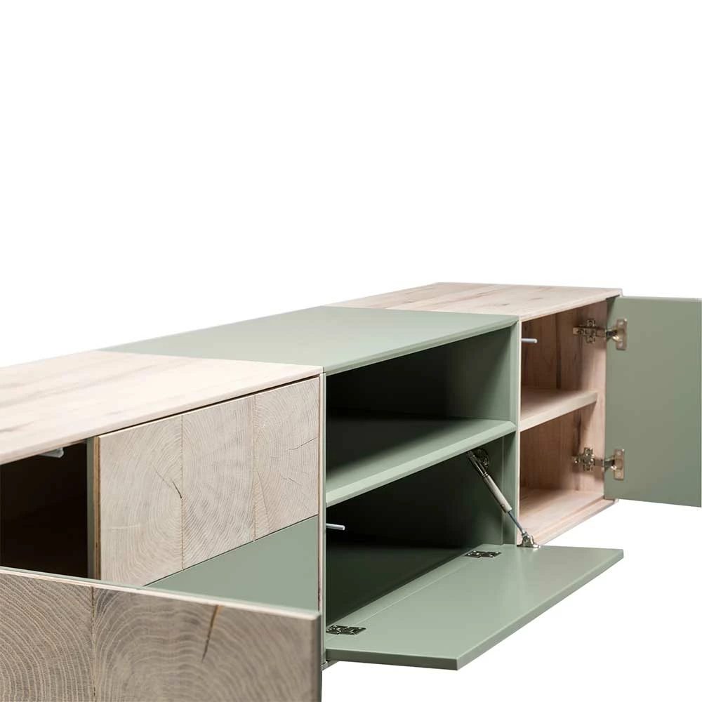 260x45x40 TV Lowboard Zweifarbig - Ajevos – Bild 5