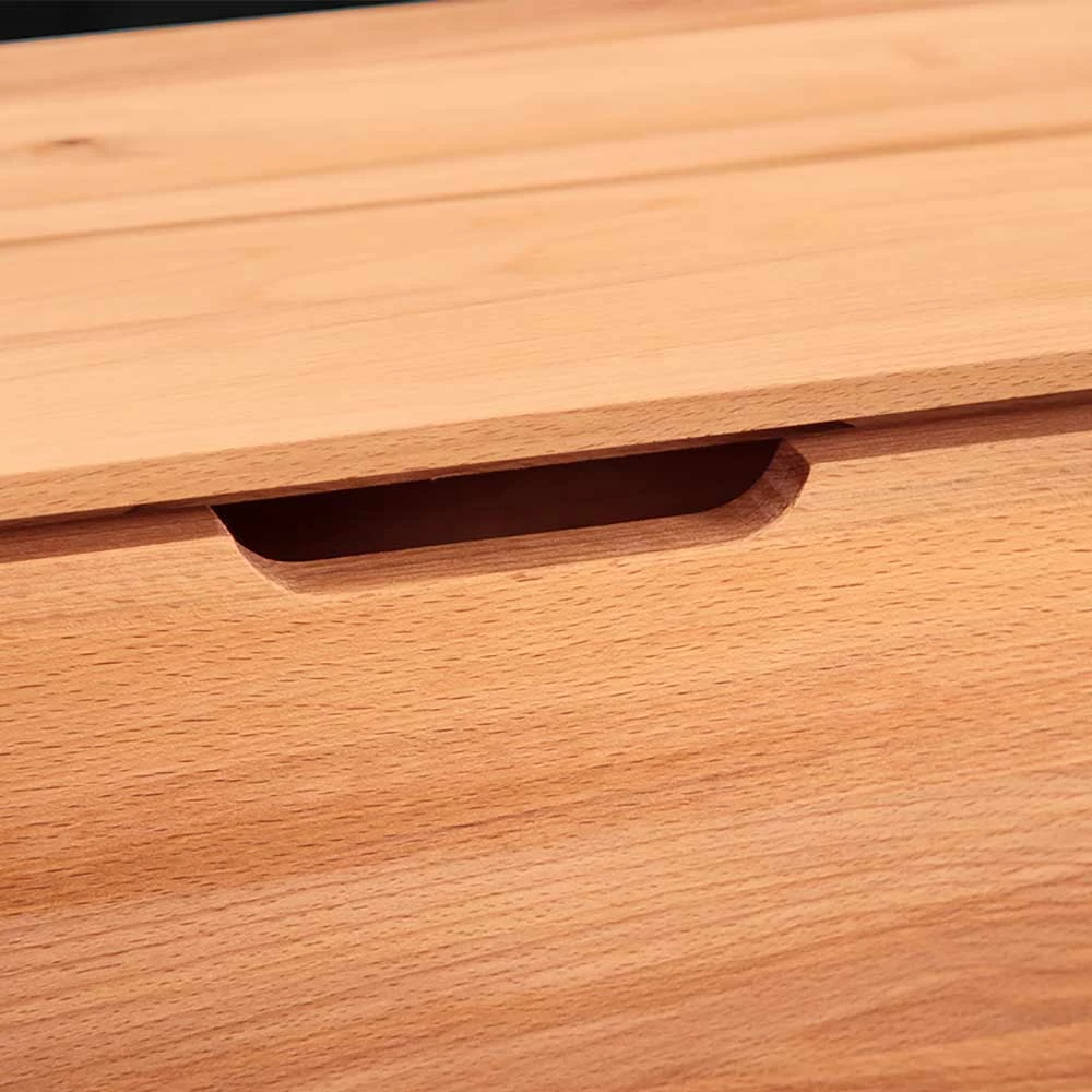 3-türige Kommode Aus Holz Kernbuche - Junola – Bild 5