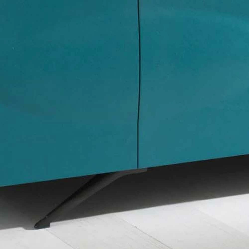 4 Türen Sideboard In Petrol & Anthrazit - Giordana – Bild 6