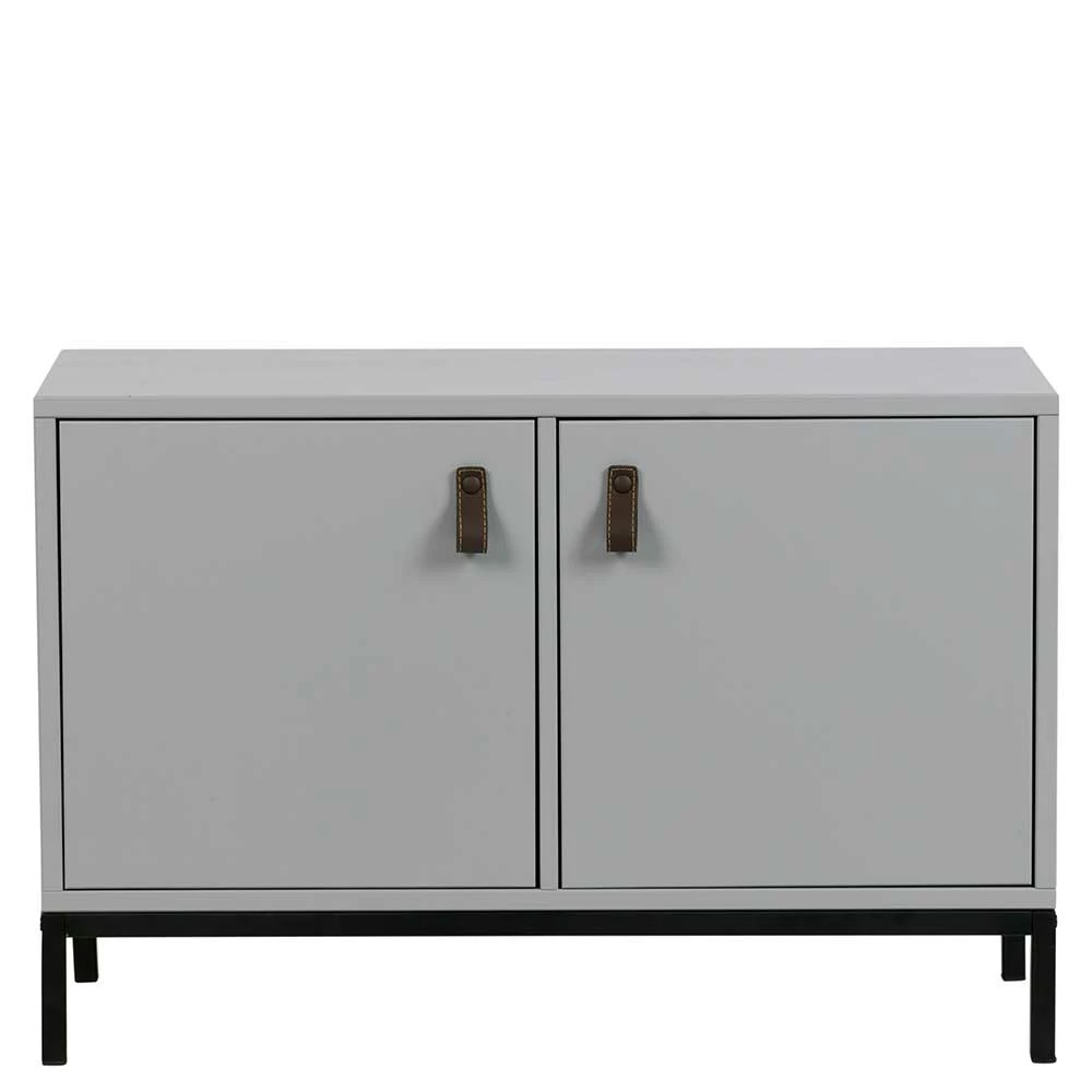 81x53x35 TV Unterschrank In Grau Aus Kiefer - Lanik