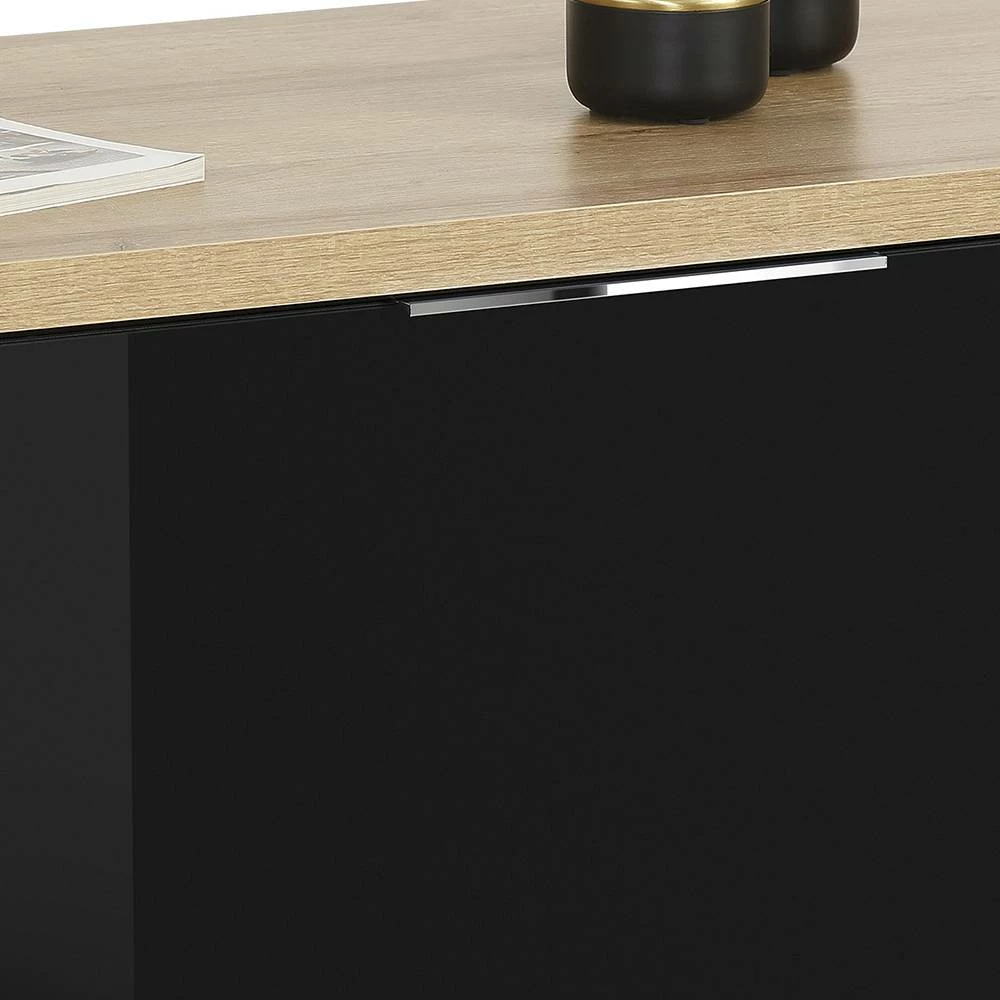 90x46x46 Niedrige Kommode Mit Klappe - Saspan – Bild 4