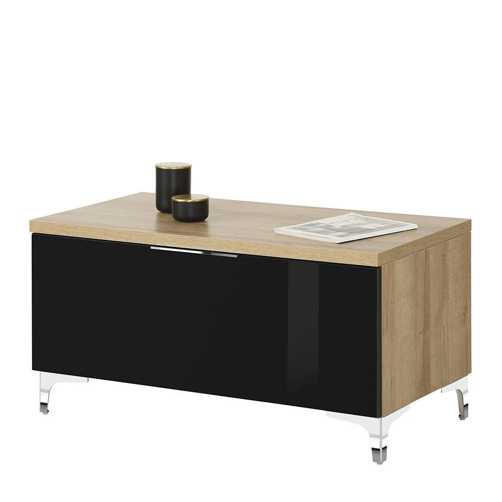 90x46x46 Niedrige Kommode Mit Klappe - Saspan