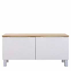 93x44x35 Kleiner TV Unterschrank In Weiß - Astrid