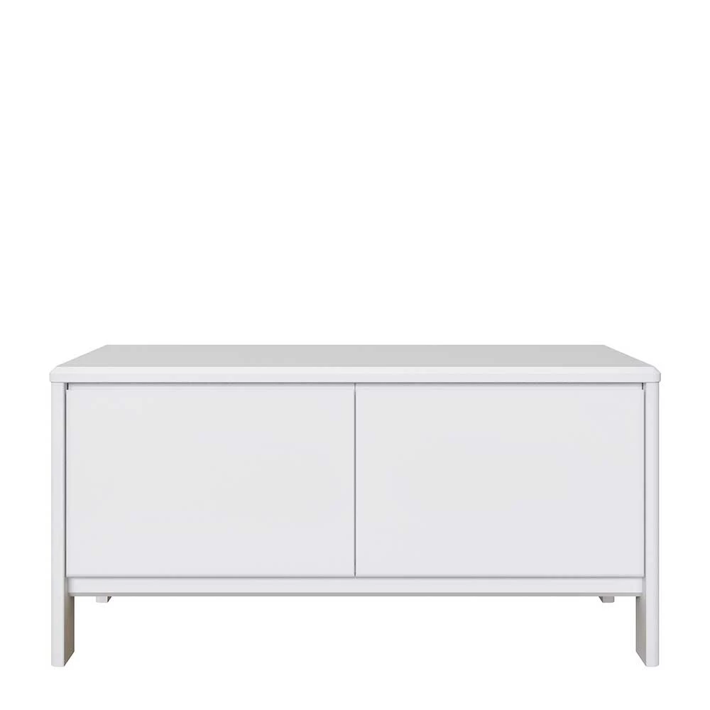 98x48x34 Kommode In Weiß Aus Kiefer - Oranias – Bild 2