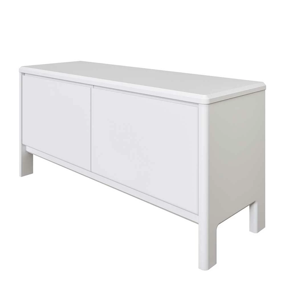 98x48x34 Kommode In Weiß Aus Kiefer - Oranias