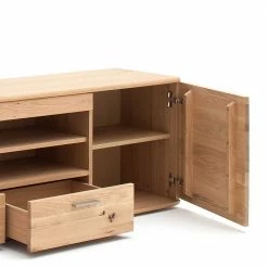 Balkeneiche TV Element 200 Cm Breit - Mabasa -Troncon Shop balkeneiche tv element 200 cm breit und 58 cm hoch mabasa 05