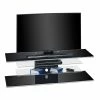 Cooles TV Board Mit Glas Schwarz - Presoma