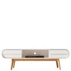 Design Lowboard Für TV In Weiß - Tressi