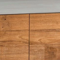 Design TV Board Aus Recyclingholz & Stahl - Hariesca -Troncon Shop design tv board aus recyclingholz stahl viel stauraum 166x55x45 hariesca 03