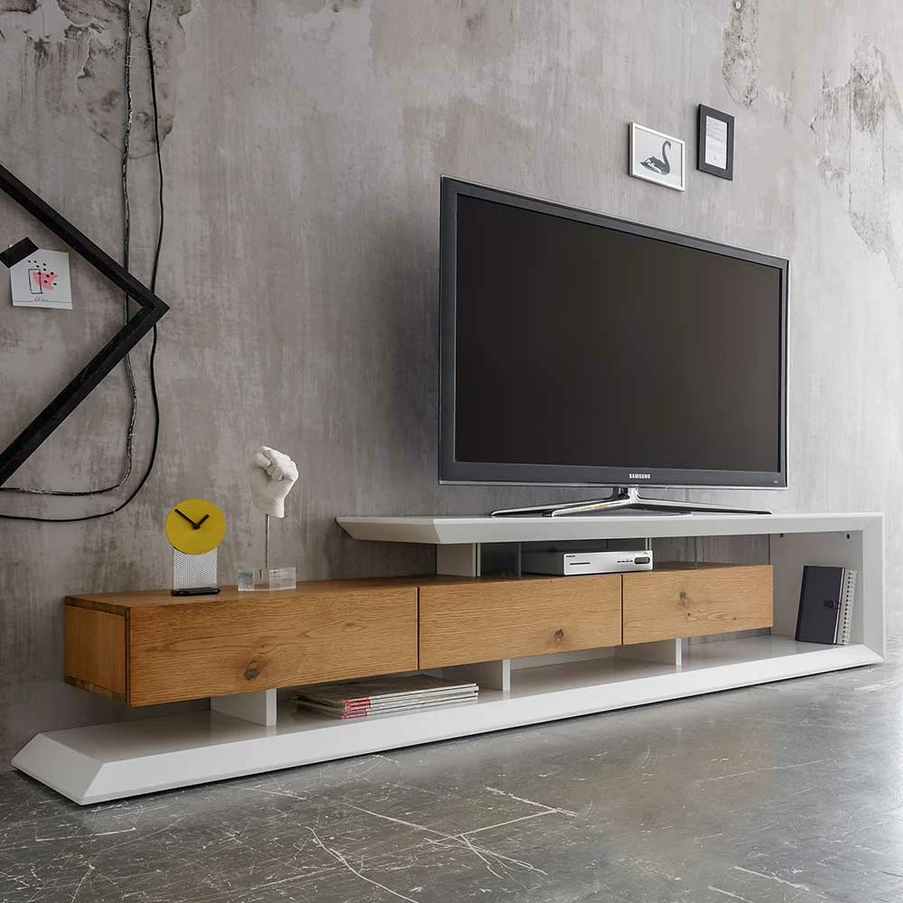 Design TV Element In Asteiche Furnier - Chicopee – Bild 2