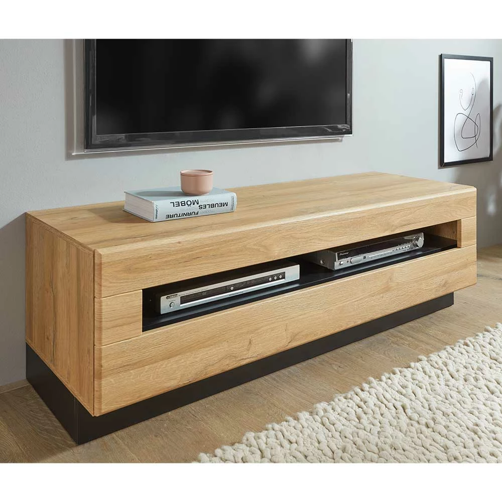 Design TV Lowboard Mit Sockel - Fincaldon – Bild 2