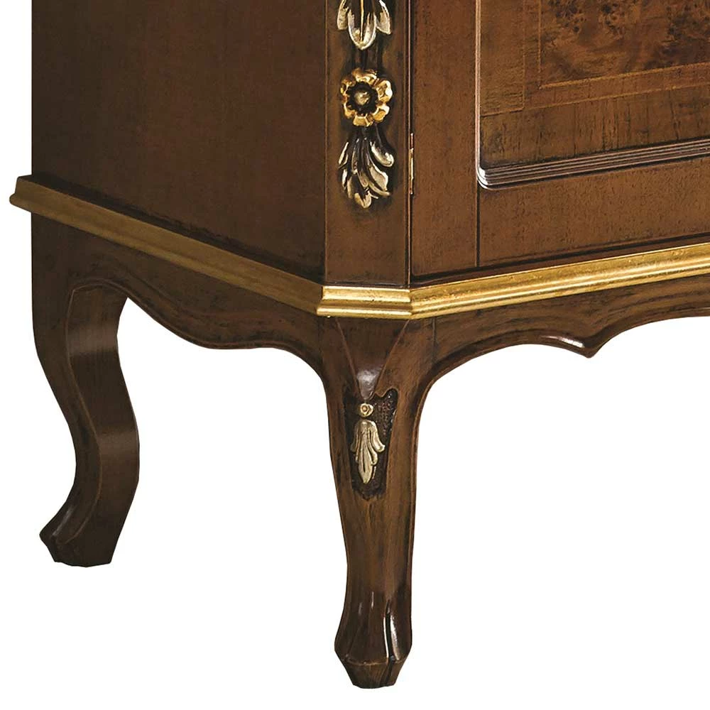 Edles TV Board In Nussbaum & Gold - Acsandrio – Bild 3