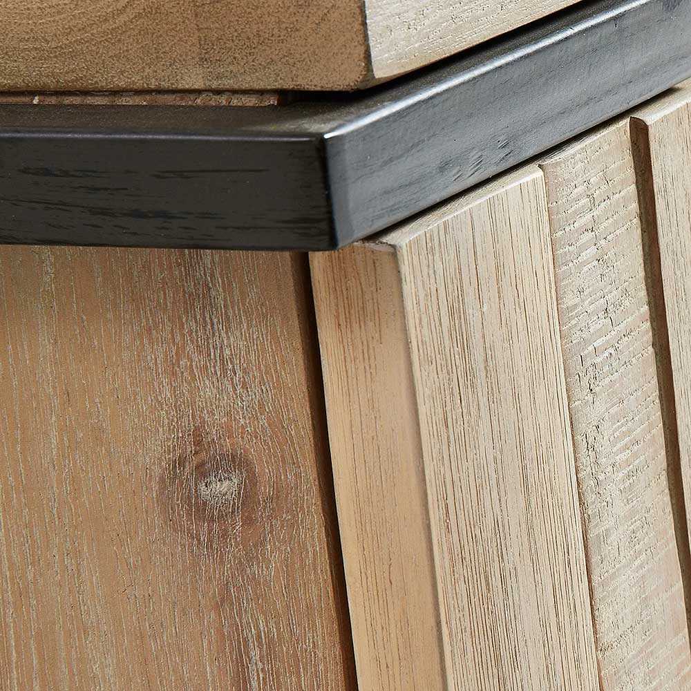 Fernsehkommode Delamoto aus Massivholz Akazie gebleicht Fernsehkommode Delamoto Aus Massivholz Akazie Gebleicht -Troncon Shop fernsehkommode massivholz akazie gebleicht stahl gestell 125cm breit delamoto 04