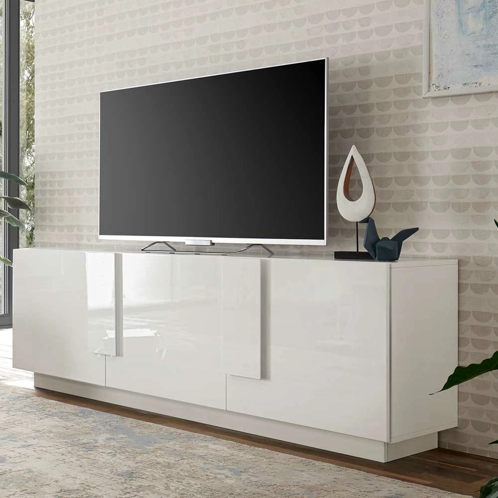 Hochglanz TV Unterschrank 3-türig - Kerym – Bild 6