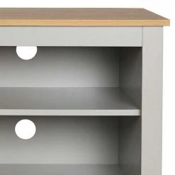 Kleiner TV Unterschrank Mit 95 Cm Breite - Poliesti -Troncon Shop kleiner tv unterschrank mit 95 cm breite in grau eichefarben poliesti 05