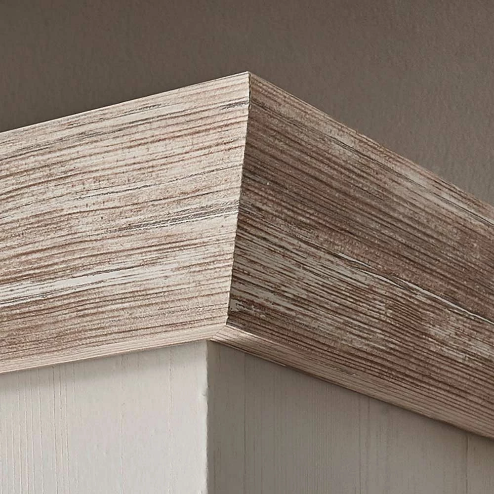 Landhaus TV Element In Weiß & Pinie Shabby Nedita Mit 2 Schubladen – Bild 6