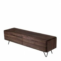 Lowboard Aus Nussbaum Mit Zwei Schubladen - Rivossa