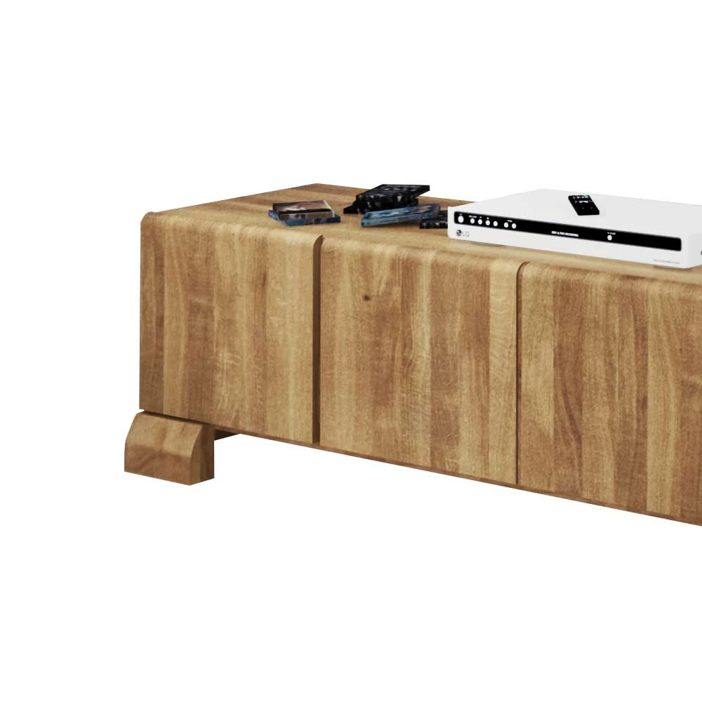 Massivholz Lowboard Vaskov Aus Wildeiche Geölt – Bild 3